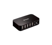 D-Link DUB-H7 USB 2.0 Type-B 480 Mbit/s Black