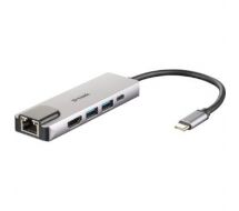 USB-C 5-PORT USB HUB+HDMI+LAN