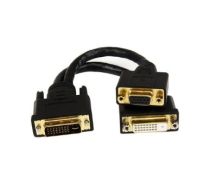 StarTech Wyse Compatible DVI Splitter Cable - DVI-I to DVI-D and VGA - M/F - 8 in.