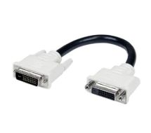 StarTech 6in DVI-D Dual Link Digital Port Saver Extension Cable M/F