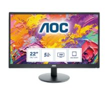 AOC 70 Series E2270SWHN LED display 54.6 cm (21.5") 1920 x 1080 pixels Full HD Black