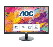 AOC 70 Series E2470SWH LED display 61 cm (24") 1920 x 1080 pixels Full HD LCD Black