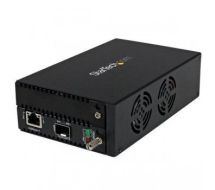 StarTech 10 Gigabit Ethernet Copper-to-Fiber Media Converter - Open SFP+ - Managed