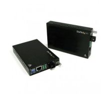 StarTech 10/100 Mbps Ethernet Single Mode WDM Fiber Media Converter Kit SC 20km