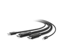 Secure KVM Combo Cable - Tastatur- / Video- / Maus- / Audio-Kabel - konfo