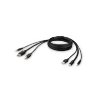 Secure KVM Combo Cable - Video- / USB- / Audio-Kabel - USB, Mini-Stecker, Min