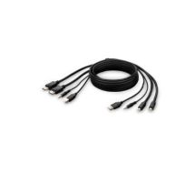 Secure KVM Combo Cable - Video- / USB- / Audio-Kabel - konform - USB, Min