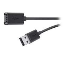 Belkin USB 2.0 A M/F 3m USB cable USB A Black