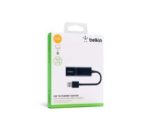 Belkin F4U047BT cable interface/gender adapter USB 2.0 RJ-45 Black