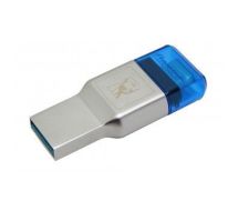 Kingston MobileLite Duo 3C card reader Blue,Silver USB 3.2 Gen 1 (3.1 Gen 1) Type-A/Type-C