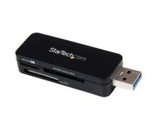 StarTech USB 3.0 External Flash Multi Media Memory Card Reader - SDHC MicroSD