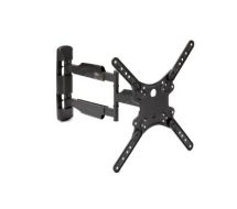 StarTech Full Motion TV Wall Mount - 32-55 inch (77lb/35kg) VESA Displays - Low Profile Universal Flat Screen TV Wall Mount - Heavy Duty Adjustable Tilt/Swivel Articulating Arm Bracket