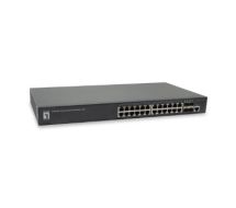 KILBY GEL-2861 - Switch - managed - 24 x 10/100/1000 + 4 x Gigabit SFP 