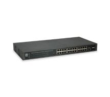 GEP-2652 - Switch - Smart - 24 x 10/100/1000 (PoE+) 