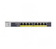 Netgear GS108LP Unmanaged Gigabit Ethernet (10/100/1000) Black,Grey 1U Power over Ethernet (PoE)