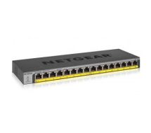 Netgear GS116LP-100EUS Unmanaged Gigabit Ethernet Black Power over Ethernet (PoE)