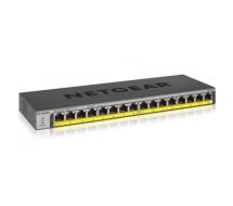 Netgear GS116PP Unmanaged Gigabit Ethernet (10/100/1000) Black Power over Ethernet (PoE)