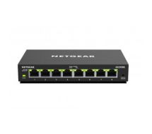 Netgear GS308E Managed Gigabit Ethernet (10/100/1000) Black