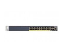 Netgear GSM4328PB-100NES M4300-28G-PoE+ Managed L3 Gigabit Ethernet Black 1U Power over Ethernet (PoE)