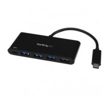 StarTech 4-Port USB-C Hub with Power Delivery - USB-C to 4x USB-A - USB 3.0 Hub