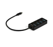 StarTech 4-Port USB-C Hub - 4x USB-A with Individual On/Off Switches