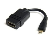 StarTech 5in High Speed HDMI Adapter Cable - HDMI to HDMI Micro �� F/M