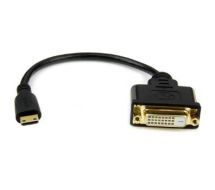 8in Mini HDMI to DVI-D Adapter M/F - 8 inch Mini HDMI to DVI Cable - Connect