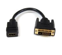 StarTech 8in HDMI to DVI-D Video Cable Adapter - HDMI Female to DVI Male