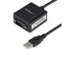 StarTech 1 Port FTDI USB to Serial RS232 Adapter Cable with COM Retention