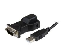 StarTech 1 Port USB to RS232 DB9 Serial Adapter with Detachable 6ft USB A to B Cable