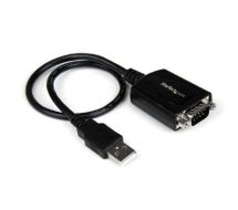 StarTech 1 ft USB to RS232 Serial DB9 Adapter Cable with COM Retention