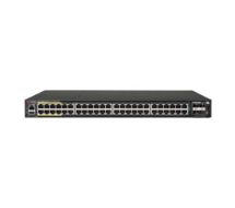 Ruckus ICX 7450-48P - Switch - L3 - managed - 40 x 10/100/1000 (PoE+) + 8 x 10/100/1000 (PoH) + 4 x 10 Gigabit SFP+ + 2 x 40 Gigabit QSFP+ - front to back airflow - rack-mountable - PoH