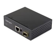 StarTech Industrial Fiber to Ethernet Media Converter - 1Gbps SFP to RJ45/ Cat6 - Singlemode/Mul