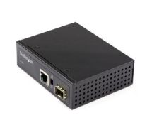 StarTech PoE+ Industrial Fiber to Ethernet Media Converter 60W - SFP to RJ45 - Singlemode/Multim