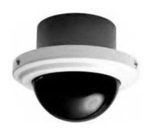 Pelco CAMCLOSURE 1/3" 540L EXT COL V/R DOME 3-9.5MM DD V/FOCAL - WHITE SMOKED FLU - Approx 1-3 working day