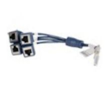 HPE JG263A cable interface/gender adapter Mini D-28 4-RJ45 Black