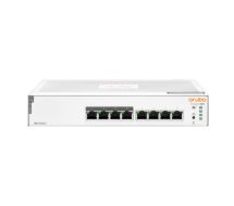 Hewlett Packard Enterprise Aruba Instant On 8G 4p Class4 PoE 65W Managed L2 Gigabit Power over Ethernet (PoE) 1U