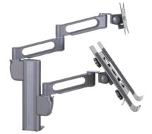 Column Mount Dual Monitor Arm with SmartFit System 