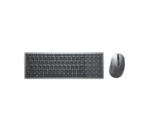 Titan Grey Multi-Device Wireless Keyboard and Mouse BT 5.0 Pan Nordic KM7120W, Standard, RF Wireless + Bluetooth, QWERTY, Grey, Keyboard & Mouse