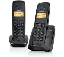 Gigaset A120 Duo DECT telephone Black Caller ID