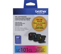 Brother LC1013PKS LC101 Innobella Ink Cartridge 3-Color Pack