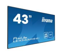 iiyama LE4340UHS-B1 signage display 108 cm (42.5") LED 4K Ultra HD Black