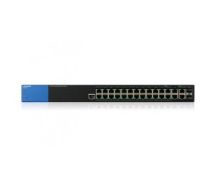 Linksys LGS528P Managed L2/L3 Gigabit Ethernet (10/100/1000) Black 1U Power over Ethernet (PoE)