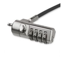 StarTech Laptop Cable Lock - With Swivel Hinge - 4-Digit Combination Lock