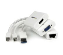 StarTech Macbook Air Accessories Kit - MDP to VGA / HDMI and USB 3.0 Gigabit Ethernet Adapter