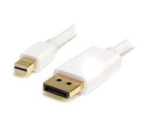 StarTech 2m (6 ft) White Mini DisplayPort to DisplayPort 1.2 Adapter Cable M/M - DisplayPort 4k