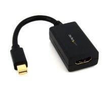 StarTech Mini DisplayPort to HDMI Adapter - mDP to HDMI Video Converter - 1080p - Mini DP or Thunderbolt 1/2 Mac/PC to HDMI Monitor/Display/TV - Passive mDP 1.2 to HDMI Adapter Dongle