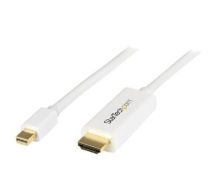 StarTech Mini DisplayPort to HDMI Converter Cable - 3 ft (1m) - 4K - White