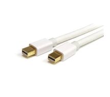 StarTech 1m (3 ft) White Mini DisplayPort 1.2 Cable M/M - Mini DisplayPort 4k