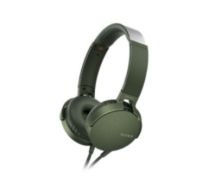 Sony XB550AP Headset Head-band Green